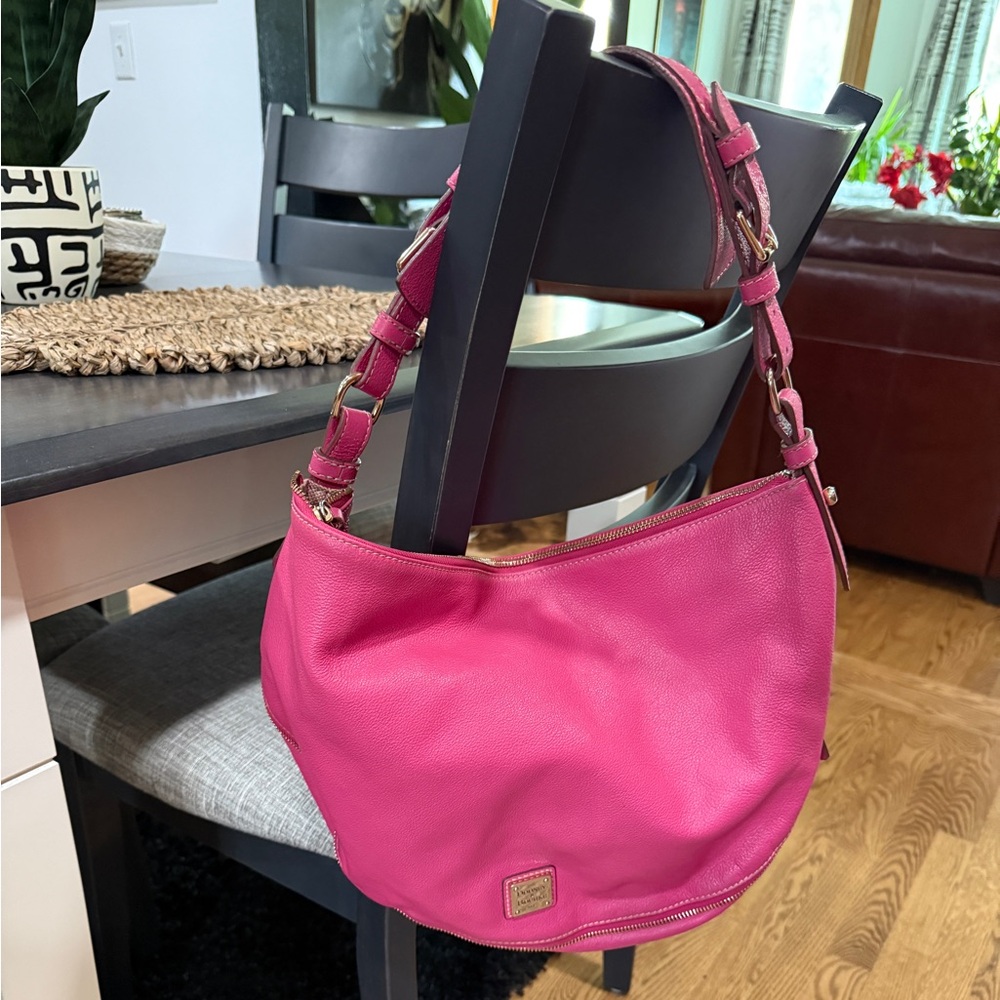 Dooney & Bourke Pink Leather Shoulder Bag
